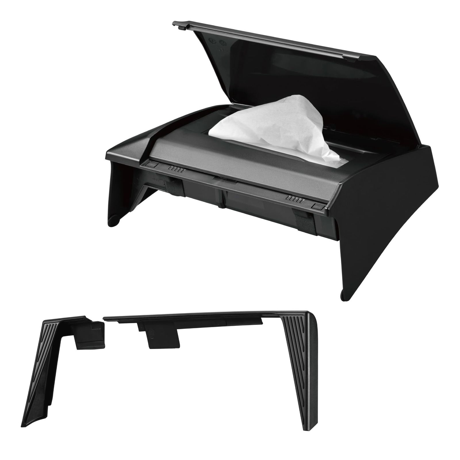 新品 【2点セット】 カーメイト(Carmate) 60 プリウス 専用 ティシューケース 【 ティシューケース本体 & 8インチディスプレイオーディオ 用取付パーツ 】 ディスプレイ裏取付 NZ843 + NZ863