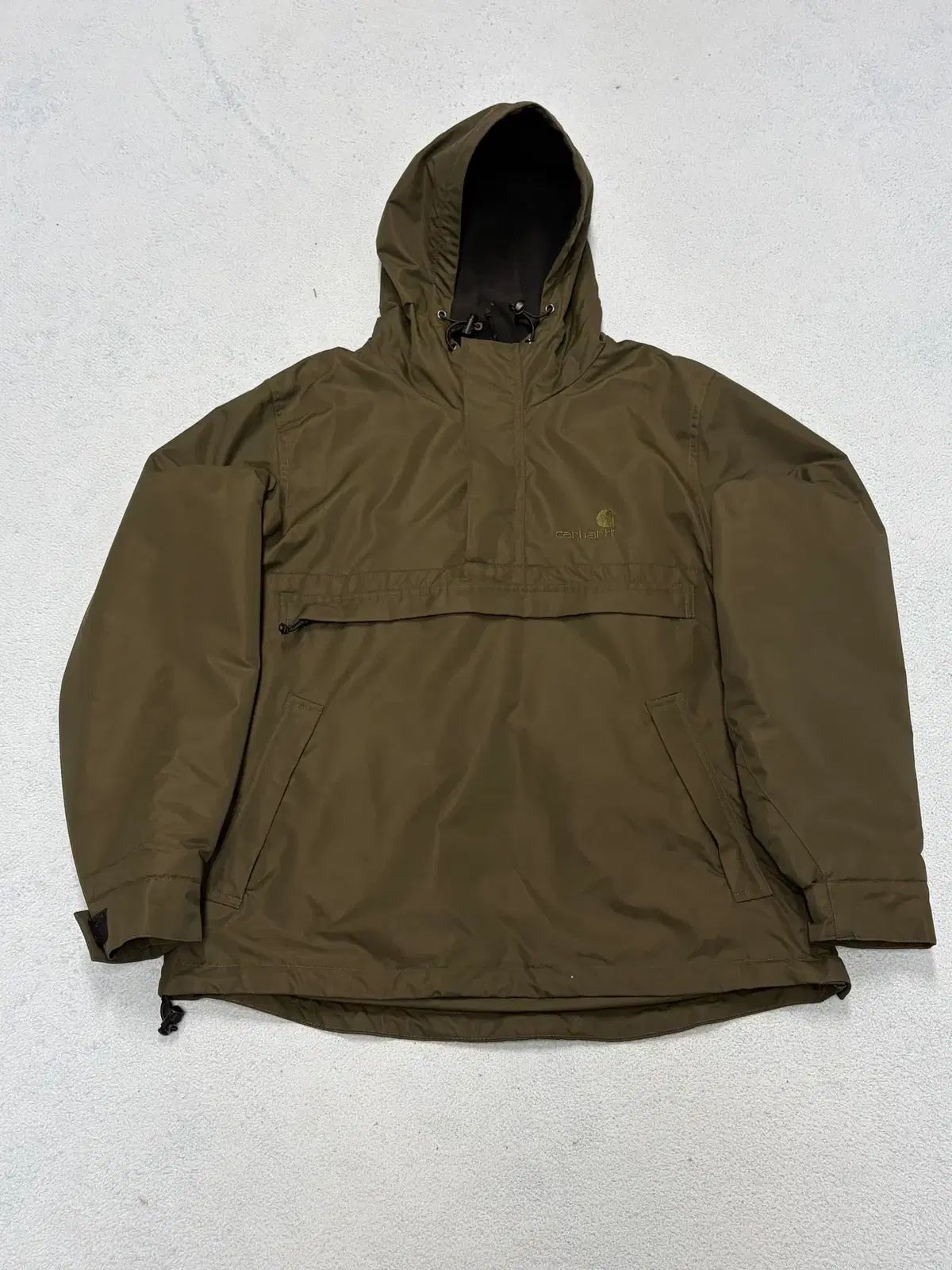 100) (実際に着用 2回) カーハート アクティブ DARK OLIVE ジャケット