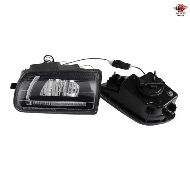 車用LEDフロントホワイトフォグランプDRLドライビングライトトヨタカローラAE100 AE101 1993-1997