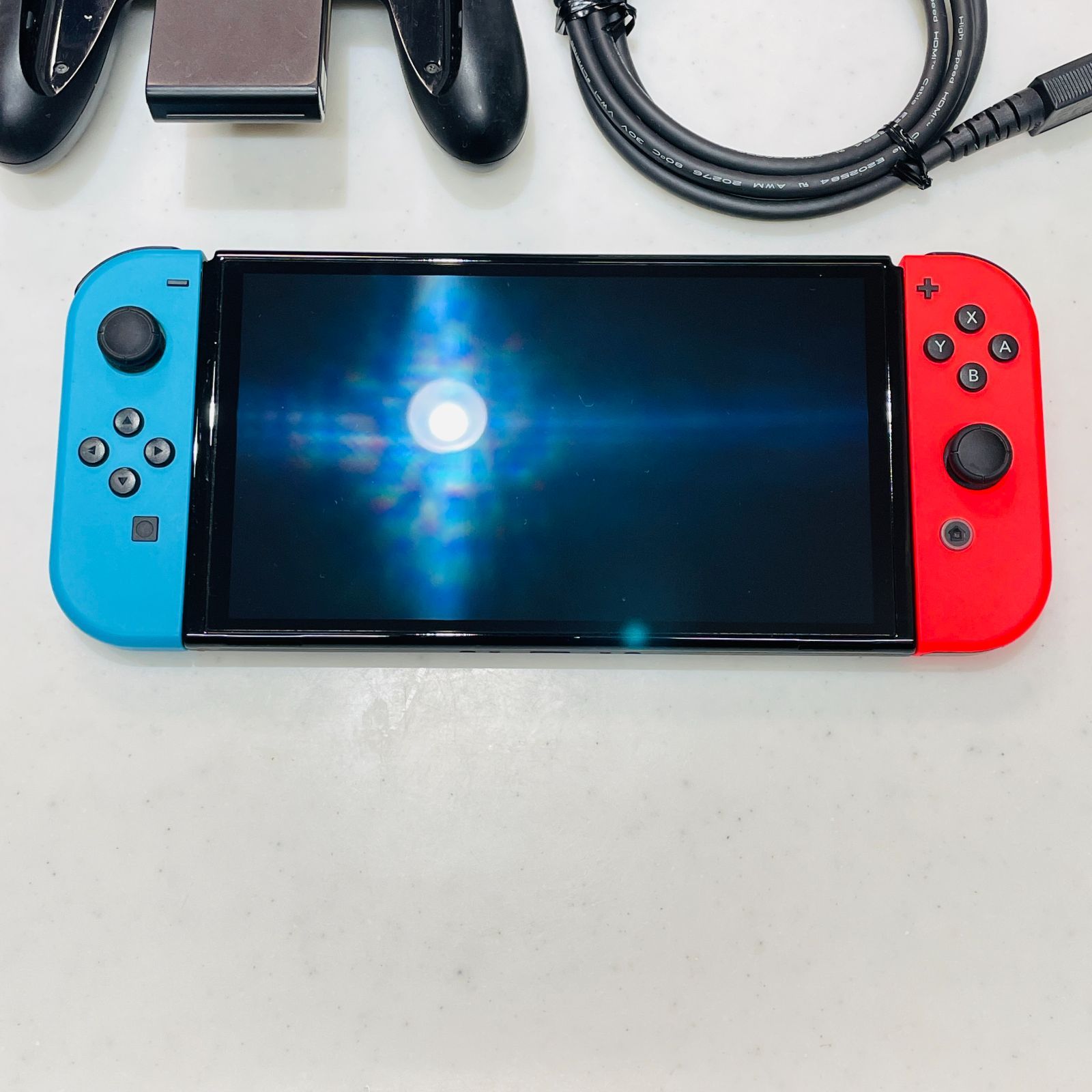 動作確認済み 2022年製 Nintendo Switch 有機ELモデル ネオンブルー
