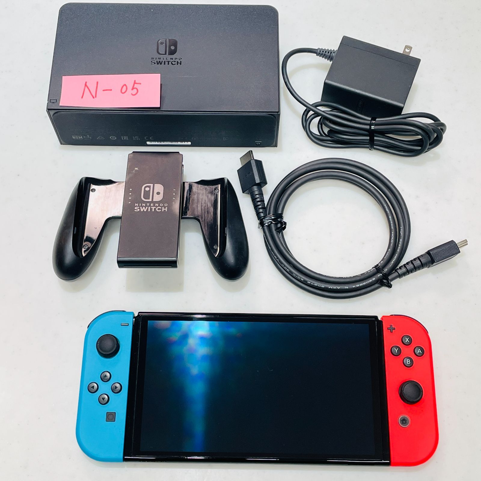 動作確認済み 2022年製 Nintendo Switch 有機ELモデル ネオンブルー