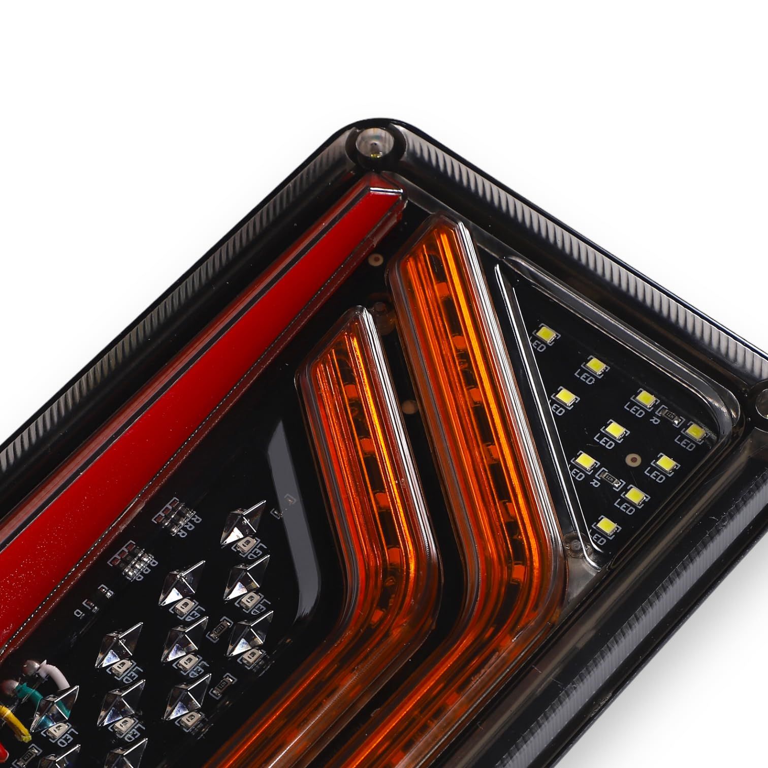 Kanoan V字型 トラック LED テールランプ 左右セット 流れる