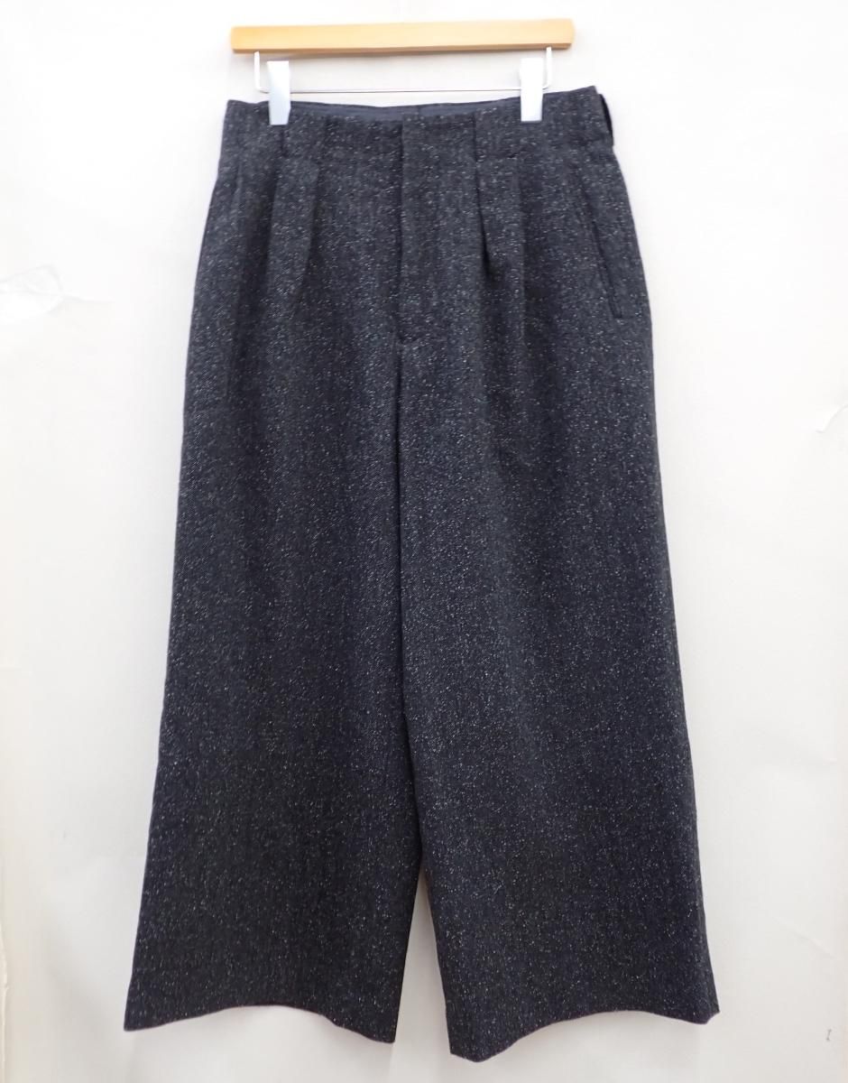 ☆7863☆LIDNM リドム SILK NEP WOOL PANTS ウール パンツ lm25ss11664