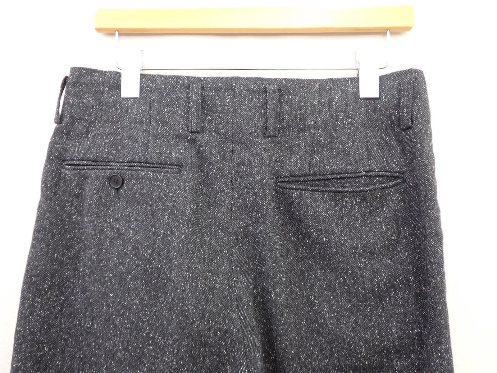 ☆7863☆LIDNM リドム SILK NEP WOOL PANTS ウール パンツ lm25ss11664
