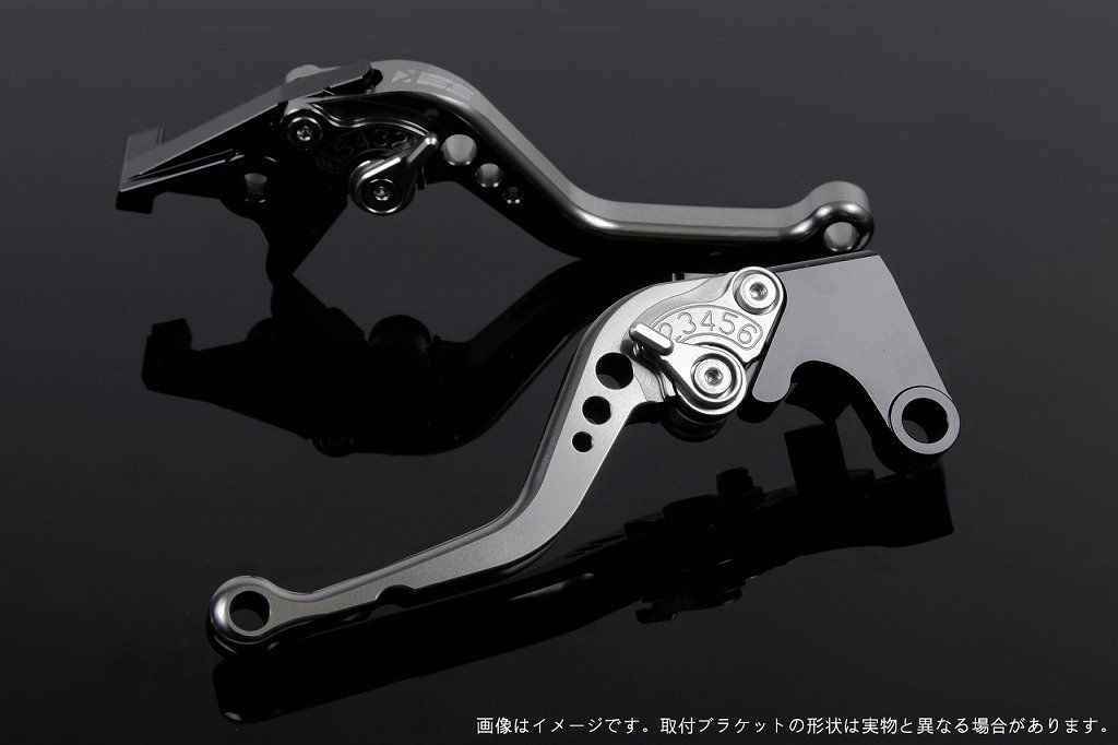 新品 SSK スピードラ アジャストレバーセット スタンダードショート レバー本体カラー:チタン アジャスターカラー:シルバー SUZUKI GSX-S125/GSX-R125 2017-2019