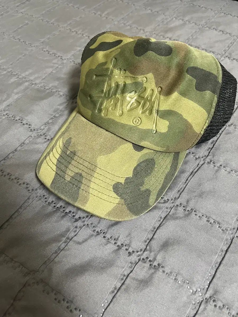 00s STUSSY ステューシー カモフラ キャップ