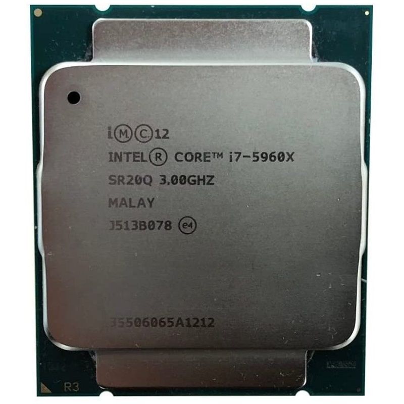 Intel Core i7-5960X SR20Q 8C 16T 3GHz to 3.5GHz Socket 2011-3 Haswell-E 22NM 20MB 140W Sep 2014