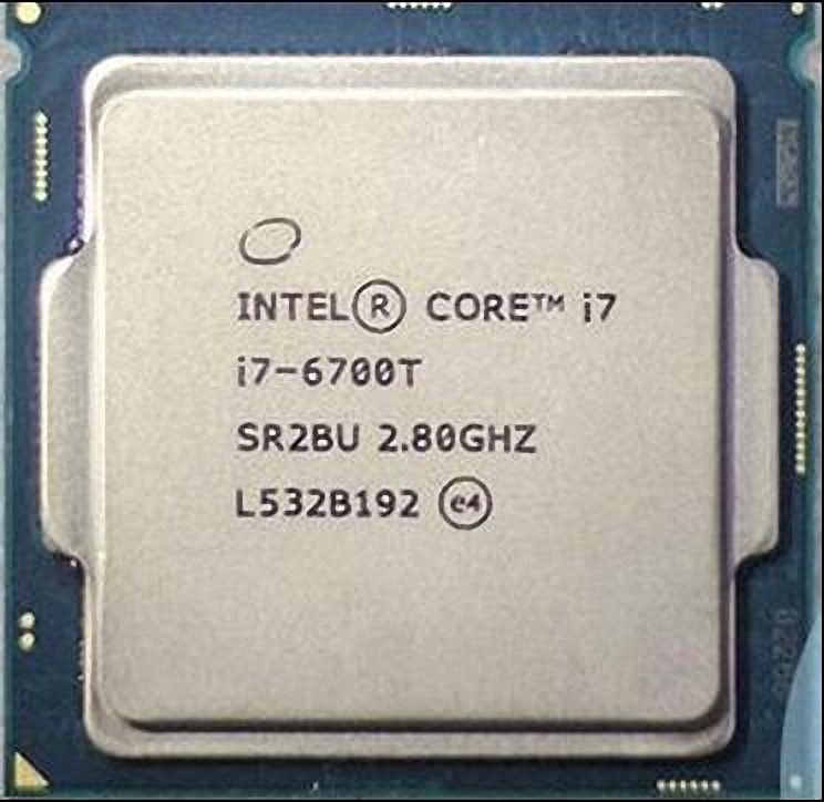 Intel Core i7-6700T SR2BU 4C 8T 2.8GHz to 3.6GHz Socket 1151 Skylake 14NM 8MB 35W Sep 2015