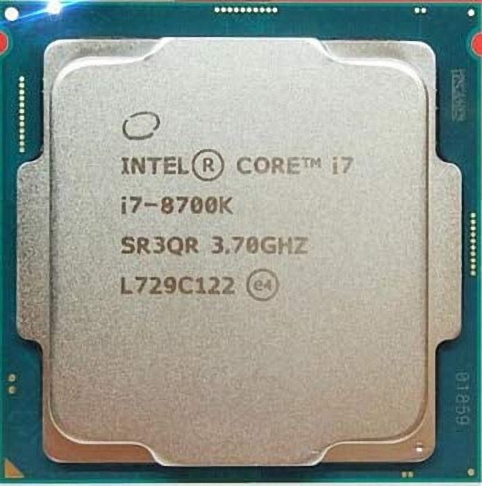 Intel Core i7-8700K SR3QR 6C 12T 3.7GHz to 4.7GHz Socket 1151 Coffee Lake 14NM 12MB 95W Oct 2017
