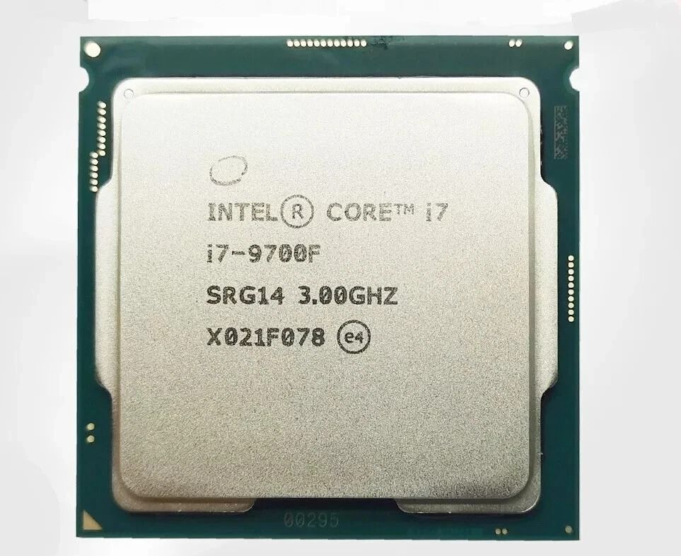 Intel Core i7-9700F SRG14 8C 3GHz to 4.7GHz Socket 1151 Coffee Lake 14NM 12MB 65W Apr 2019