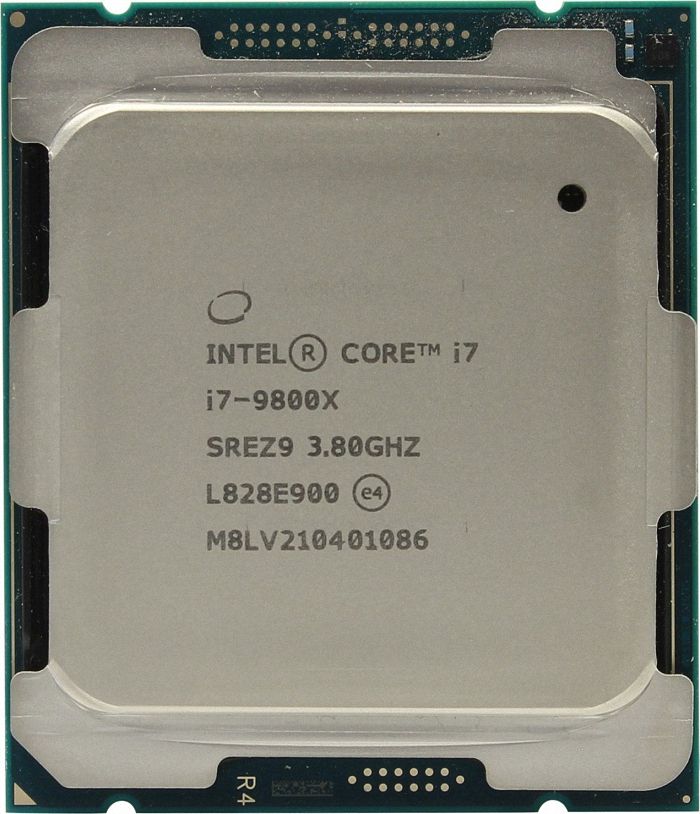 Intel Core i7-9800X SREZ9 8C 16T 3.8GHz to 4.5GHz Socket 2066 Skylake-X 14NM 16.5MB 165W Oct