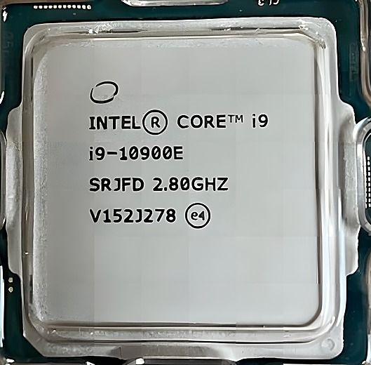 Intel Core i9-10900E SRJFD 10C 20T 2.8GHz to 4.7GHz Socket 1200 Comet Lake 14NM 20MB 65W Apr