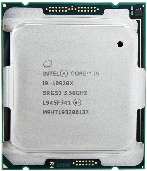 Intel Core i9-10920X SRGSJ 12C 24T 3.5GHz to 4.8GHz Socket 2066 Cascade Lake-X 14NM 19.25MB 165W