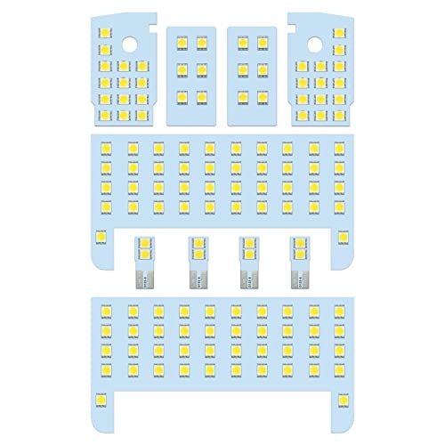 ランドクルーザープラド 150系 TXグレード (7人乗り?5人乗り) LED ルームランプ 専用設計 室内灯 純正交換 132 発 6000K ホワイトランドクルーザー プラド150 GDJ/GRJ/TRJ 前期/中期/後期 LED バルブ 1bb2c13b