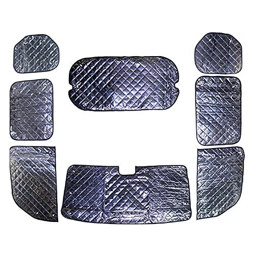 N-VAN JJ1 JJ2 ハイルーフ用 サンシェード 8枚セット 収納袋付 車中泊 アウトドア キャンプ 日よけ 断熱 保温 全面 全窓 NVAN Nバンts a42cbb82
