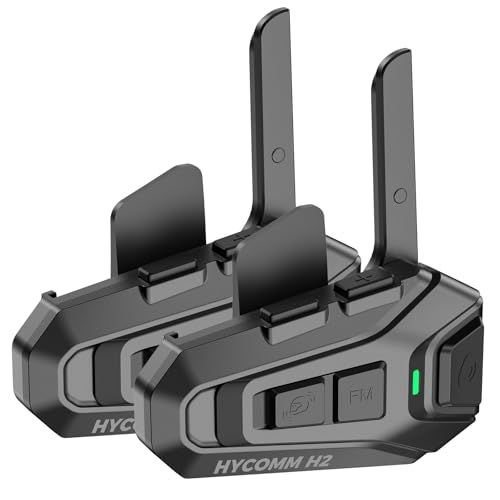 R◆H2 バイク インカム Bluetooth5.1 1200m 2人同時通話 IP67防水 1000mAh大容量 35時間連続通話 FMラジオ GPS対応 日本語音声案内 Siri/Googleアシスタント対応 他社インカム接続可能 技適認 bb4ec48d