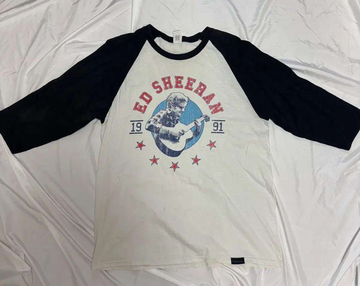 エド・シーラン 1991 3/4 ラグラン tシャツ