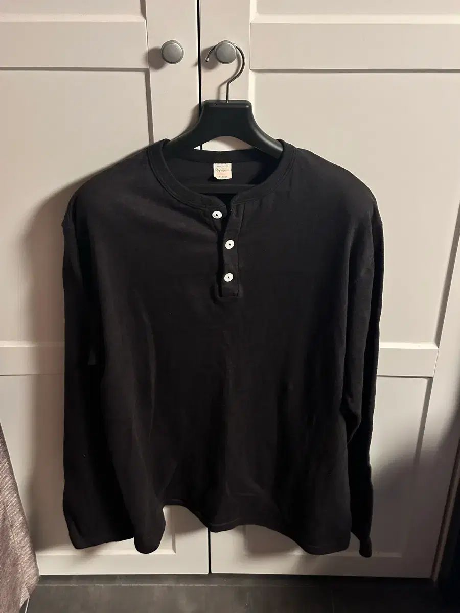 (Xl) ウエアハウス ヘンリーネック ブラック