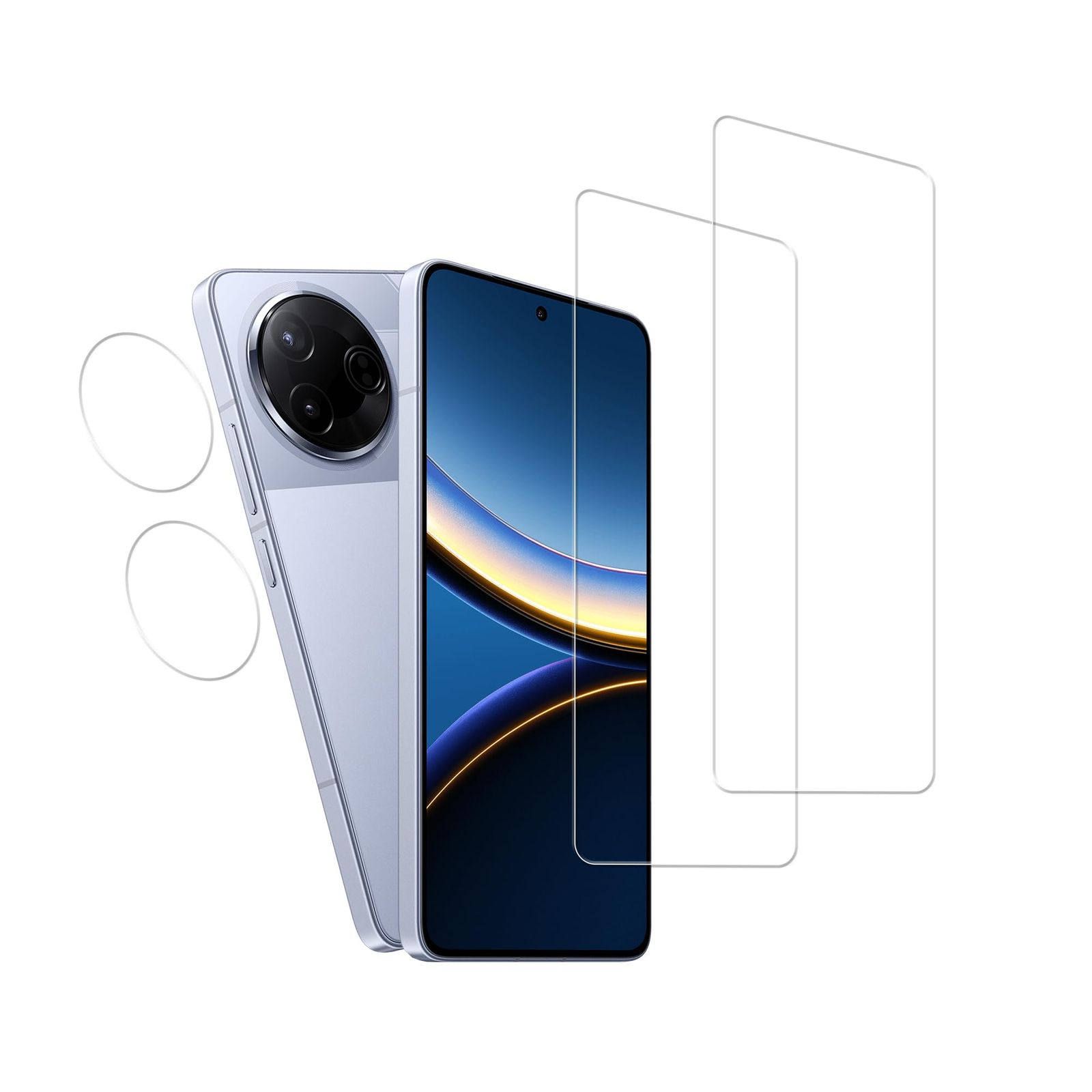 Xiaomi Poco F7 Pro/F7 Ultra ガラスフィルム 2枚組 - メルカリ
