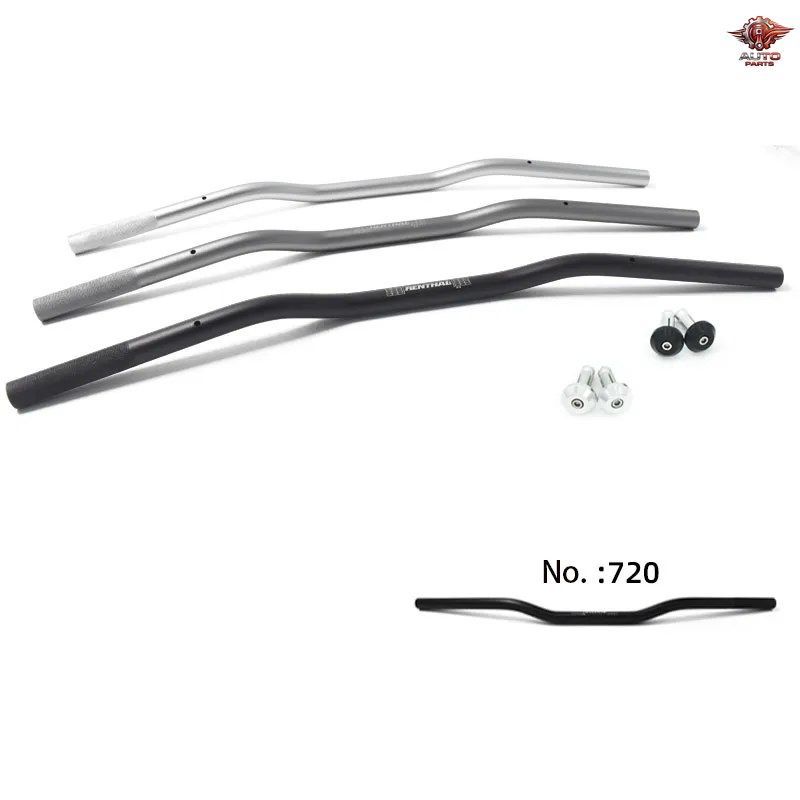 730mm 22mm ビンテージ モーターサイクル ローハンドルバー 6061 フラット ローハンドルバー トラッカー スクランブラー