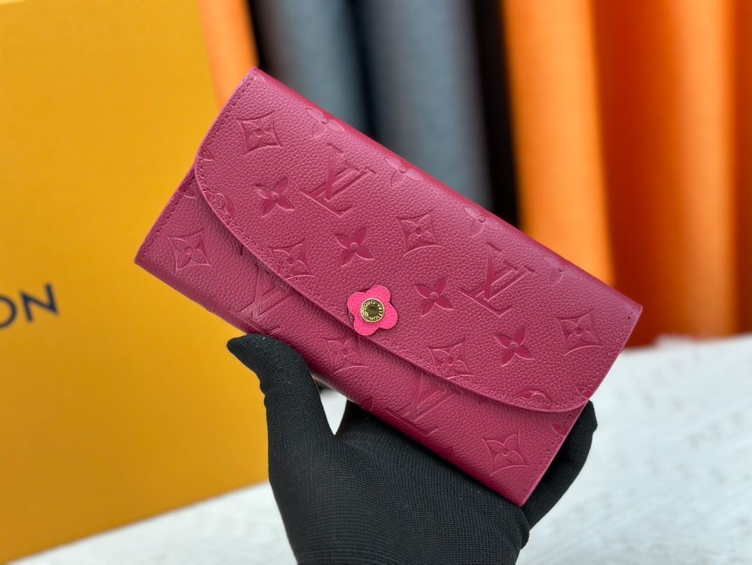 【本日限定特価】ルイヴィトン LV Louis Vuitton Emilie ウォレット 19×10×2cm ブルーミングフラワー [本日特価|新品未使用品]