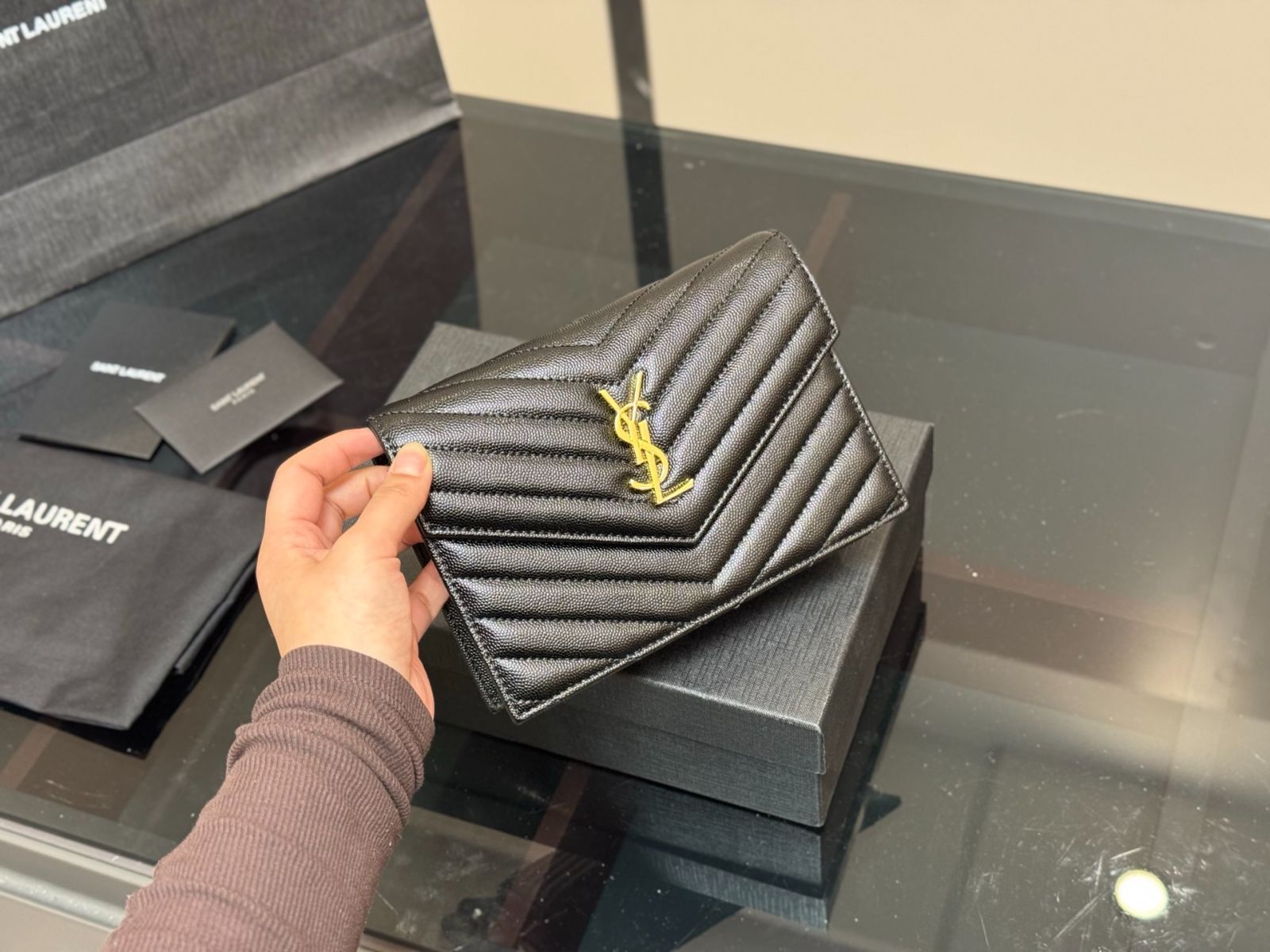 【今日特価】YSL Envelope Bag ワイエスエル エンベロープ バッグ-WTO輸入3