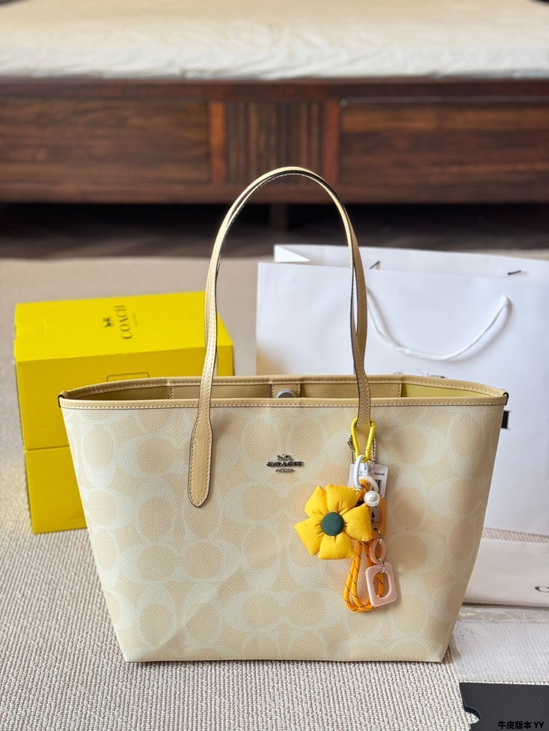 【今日特価】Coach City Tote クラシック トートバッグ（ハンド & ショルダー両用）-MM輸入