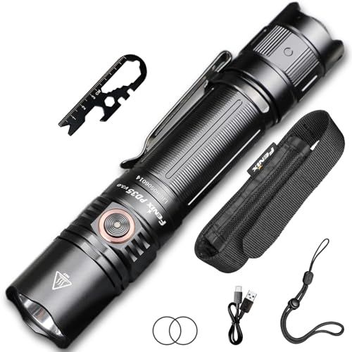 Fenix PD35 V3.0-R タクティカルフラッシュライト LED 懐中電灯 1700ルーメン 高輝度 3400mAh USB Type-C充電式 357メートル照射 IP68防水防塵 耐衝撃 EDC タクティカルライト 軽量 防災 作 6b5c074b