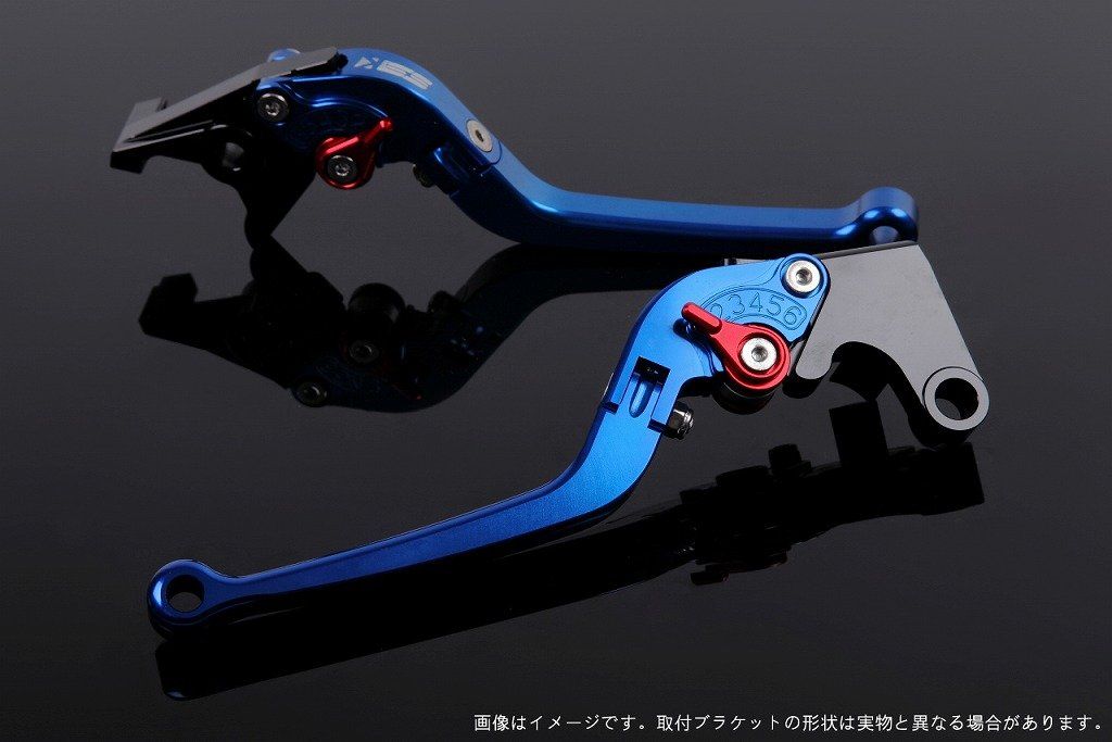 新品 SSK スピードラ アジャストレバーセット スタンダード可倒式 レバー本体カラー:ブルー アジャスターカラー:レッド HONDA ADV150 KF38