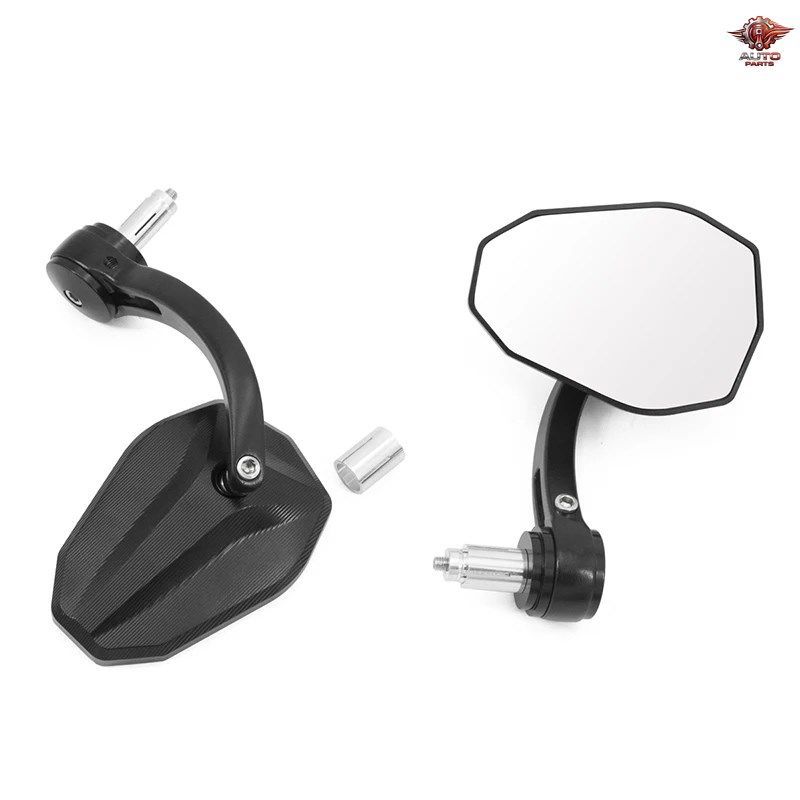 14-18mm ビンテージ オーバル オートバイ用バックミラー MPV C1002V