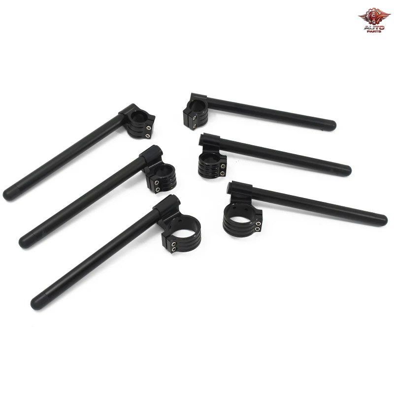 35mm 37mm 51mm 分離型ビンテージモーターサイクルグリップ ハンドバー カフェレーサー バイク クリップオンハンドルバー