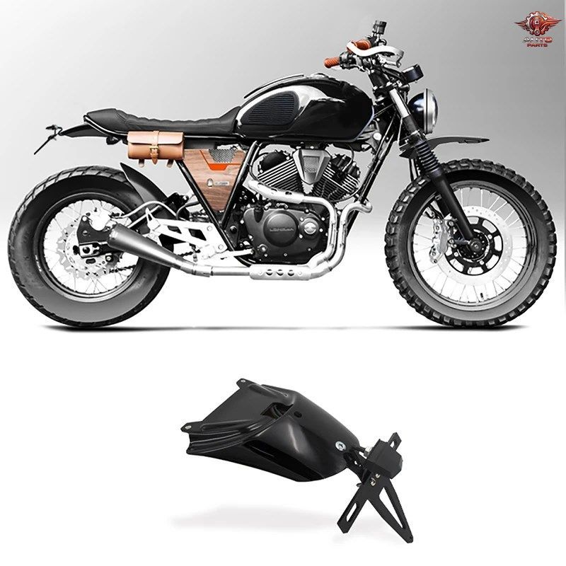 LEXMOTO VENDETTA 250 LONGJIA BUCCANEER 250 用プラスチック製オートバイ後輪フェンダー スプラッシュガード マッドガードカバー（ブラケ