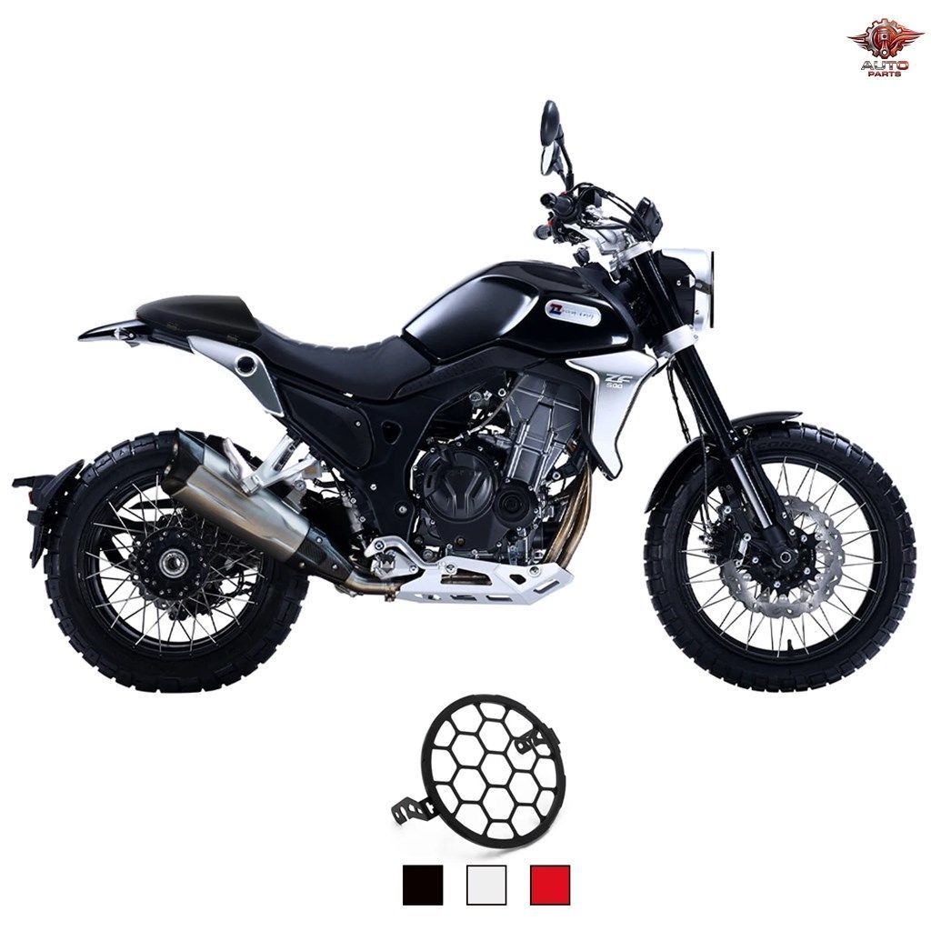 ブリストル ベローチェ 500 コボ モーターサイクル メッシュ ヘッドライト プロテクター ホルダー グリル マスク カバー ガード