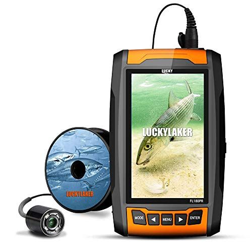 R◆LUCKYLAKER 水中カメラ 魚群探知機 ポータブル 魚探 ぎょたん探知機 魚群探知機 ワカサギ バス 釣り 96922a91