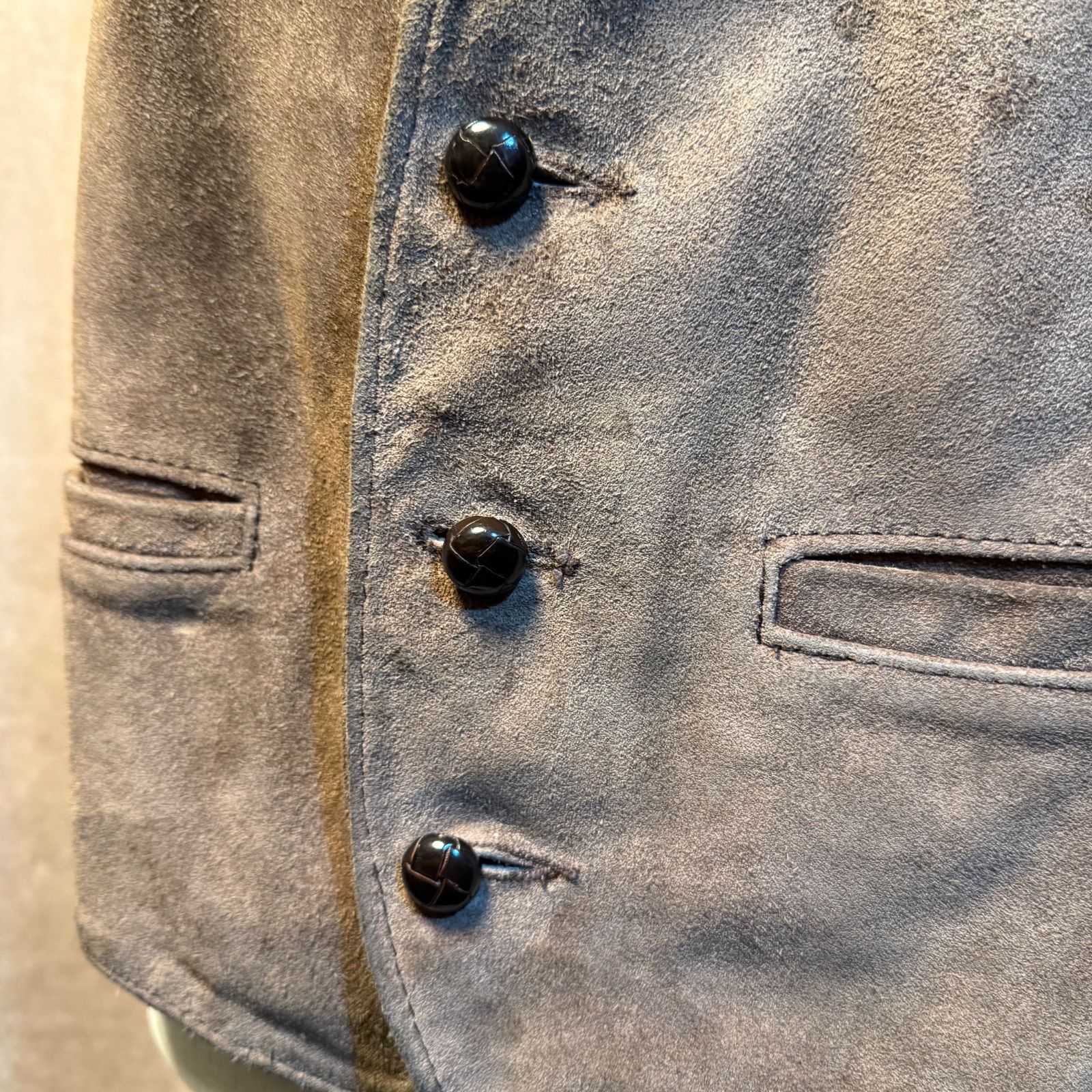 Schott スエード レザーベスト ブラウン USA製 β2-1091 - メルカリ