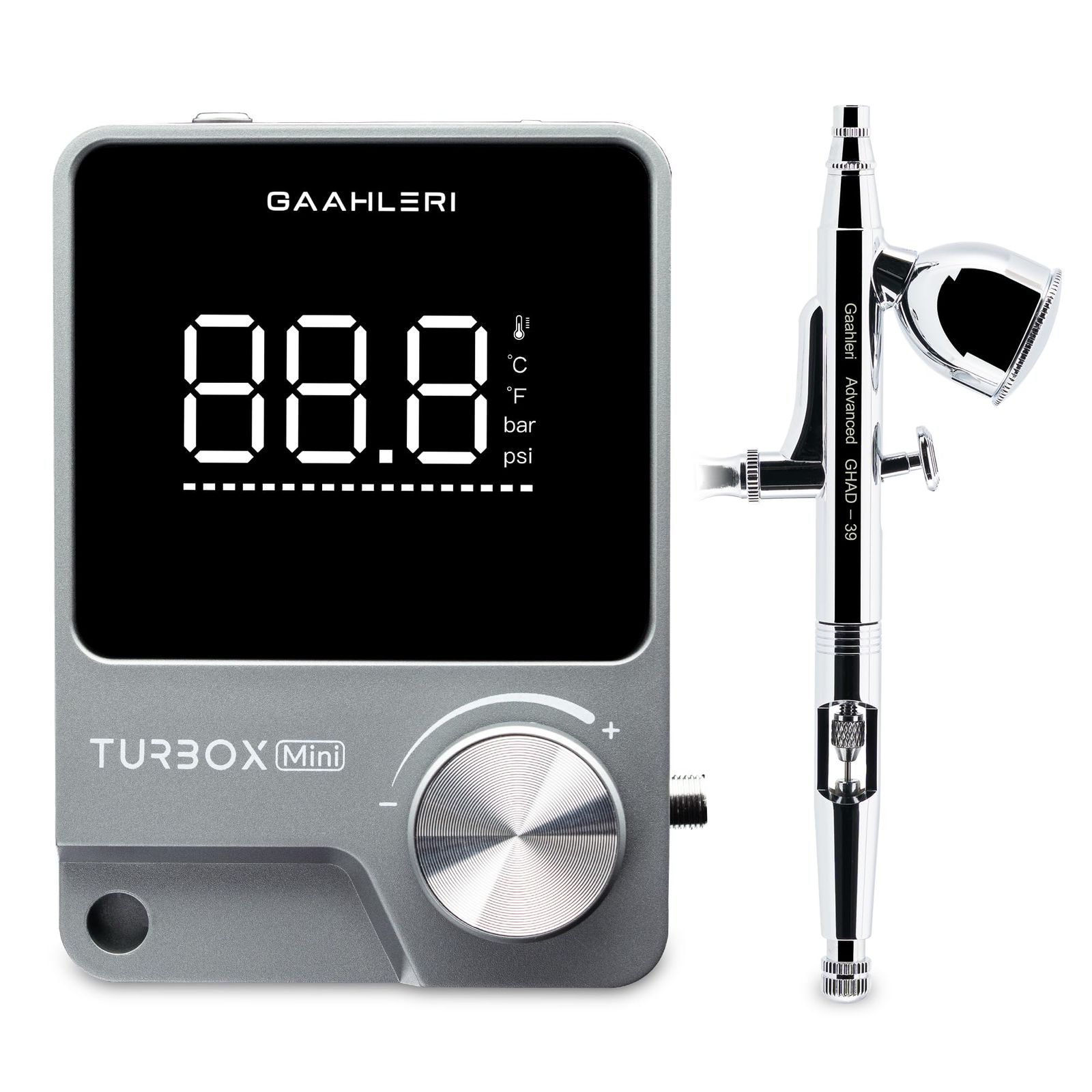 ☆新品☆Gaahleri エアブラシキット、Turbox ミニキット GHAD-39付属、デュアルアクションエアブラシ & 18段階エアコントロール搭載エアコンプレッサー、超静音 & デュアルモード切替可能、多用途、塗装、モデリング、ケーキデ f7dc7c10