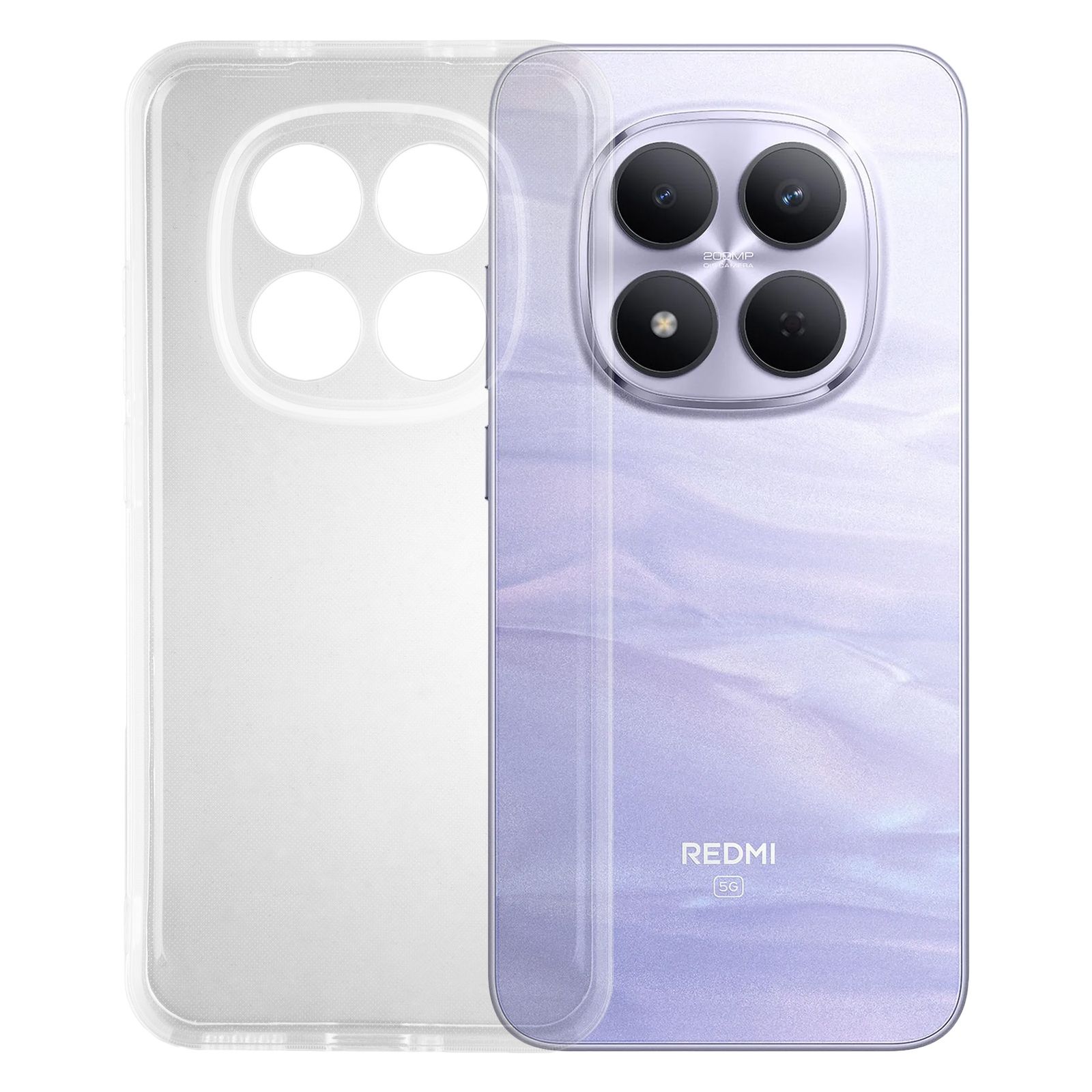 Xiaomi Redmi Note 15 Pro ケース クリア TPU 小米 シャオミ ソフト カバー シンプル スマホ シリコン 衝撃吸収 透明 耐衝撃 保護