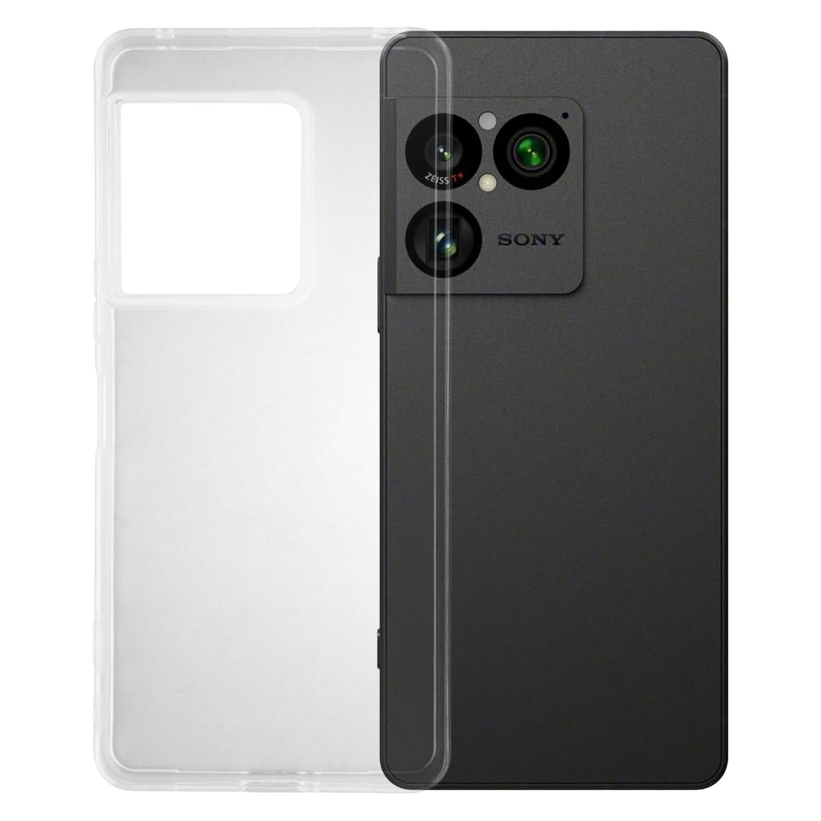 Xperia 1 VIII SO-51G XQ-GE44 ケース クリア TPU SONY ソニー ソフト カバー シンプル スマホ シリコン 衝撃吸収 透明 耐衝撃 保護