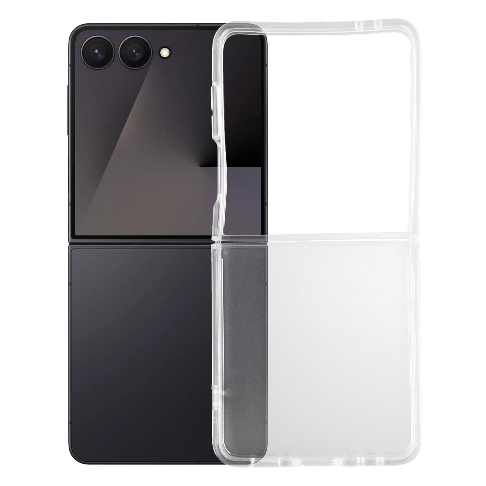 Galaxy Z Flip 7 SC-55F ケース クリア TPU 透明 耐衝撃 - メルカリ