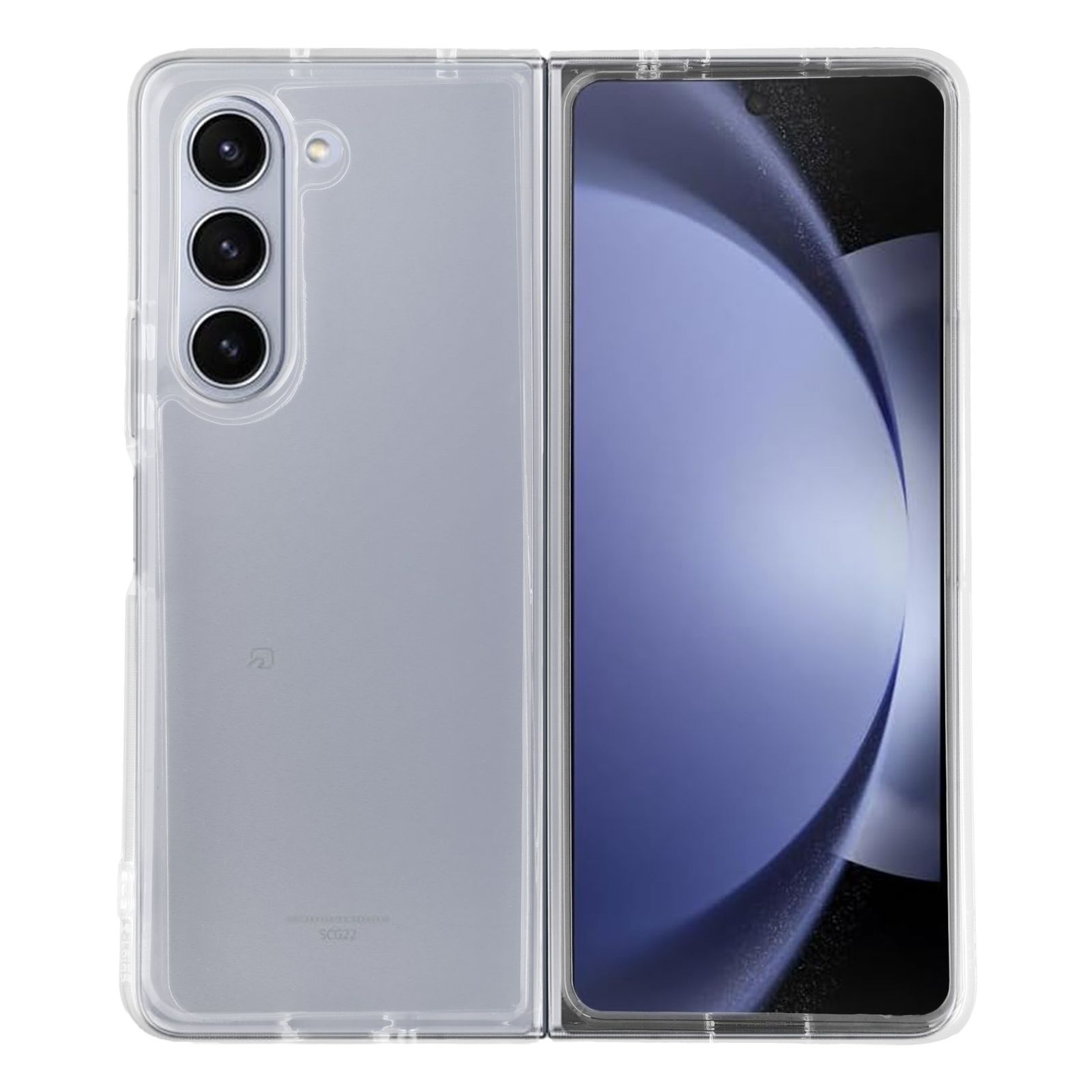 Galaxy Z Fold 5 SC-55D SCG22 SM-F946J ケース クリア TPU アクリル Samsung サムスン ソフト カバー シンプル スマホ シリコン 衝撃吸収 透明 耐衝撃 保護