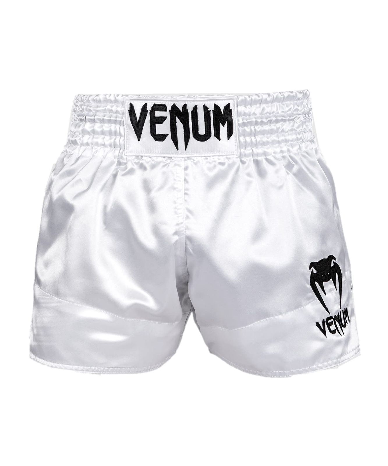 Venum クラシック ムエタイショーツ [ホワイト/ブラック] [XS]