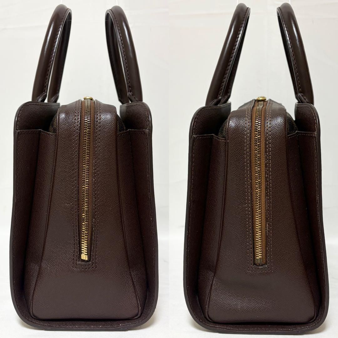 Louis Vuitton ルイヴィトン トリアナ ハンドバッグ ダミエ エベヌ