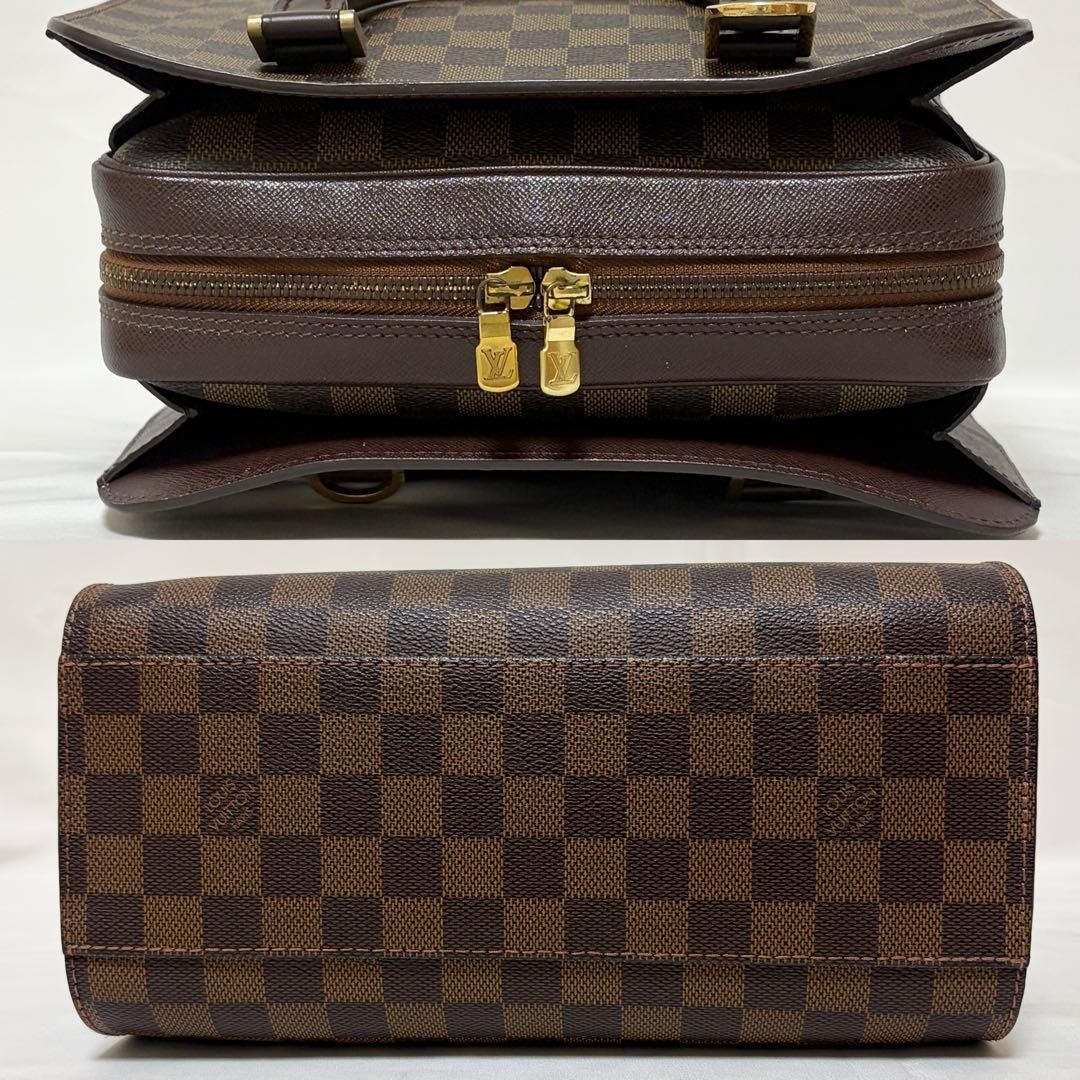 Louis Vuitton ルイヴィトン トリアナ ハンドバッグ ダミエ エベヌ
