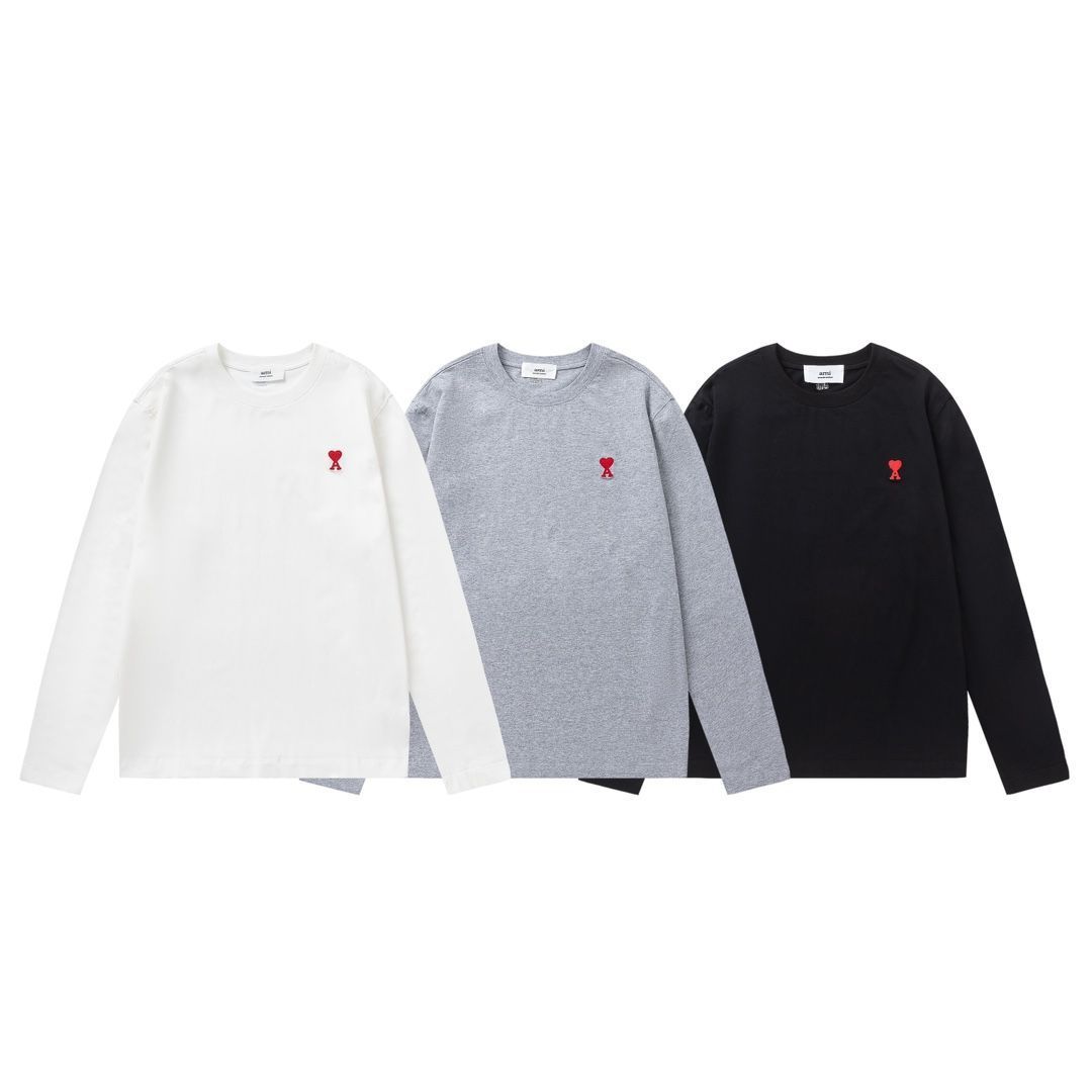 【本日限定特価】Ami ハートロゴ ロングスリーブTシャツ [本日特価|新品未使用品]