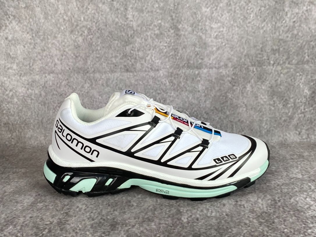 SALOMON サロモン XT-6 スニーカー ホワイト　グリーン　イエロー ローカットスニーカー 男女兼用
