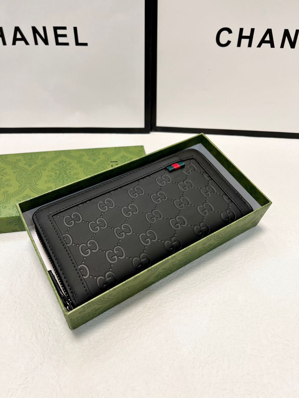 GUCCI/グッチ/ウォレット、クレジットカードスロットに紙幣と手形を収納し、両用カードバッグウォレット、[本日特価|新品未使用品]