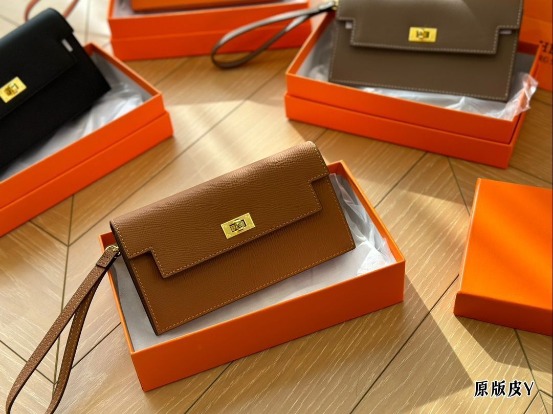 【本日限定特価】エルメス ケリー トゥーゴー ゴールドブラウン 19×9cm 専用ボックス付き[本日特価|新品未使用品]