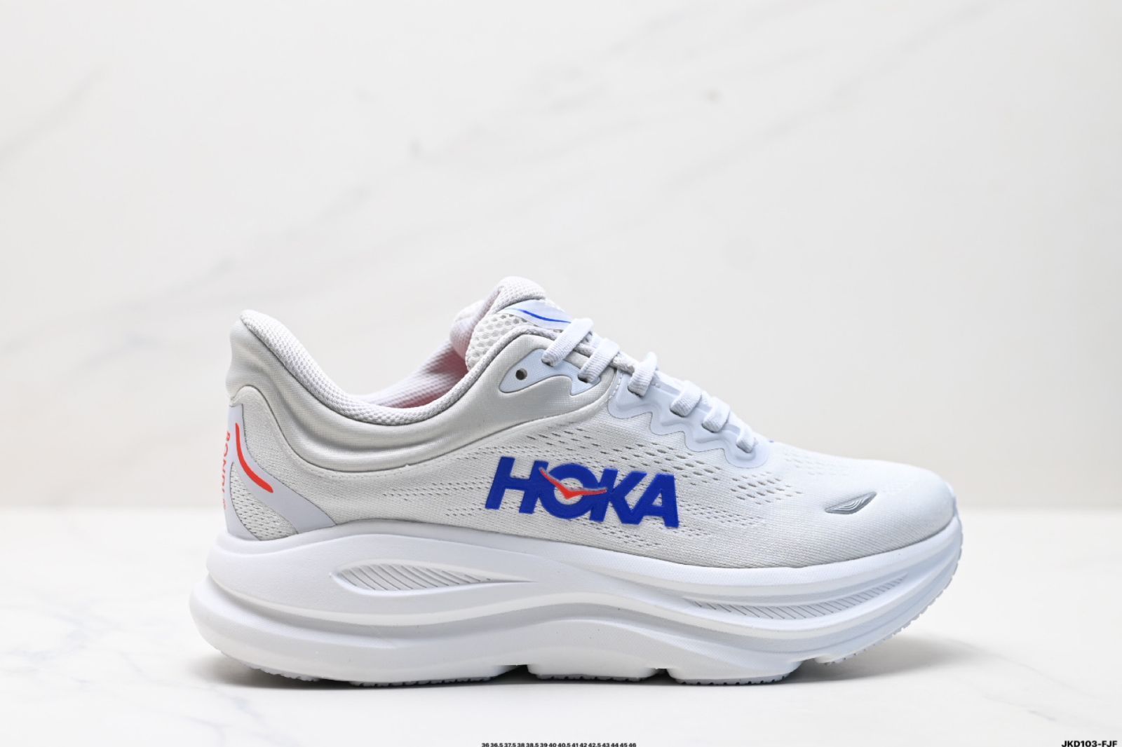 HOKA ONE ONE Bondi 9 レトロ 快適 滑り止め 耐磨耗 ローカット 山地アウトドアランニングシューズ-WTO輸入2