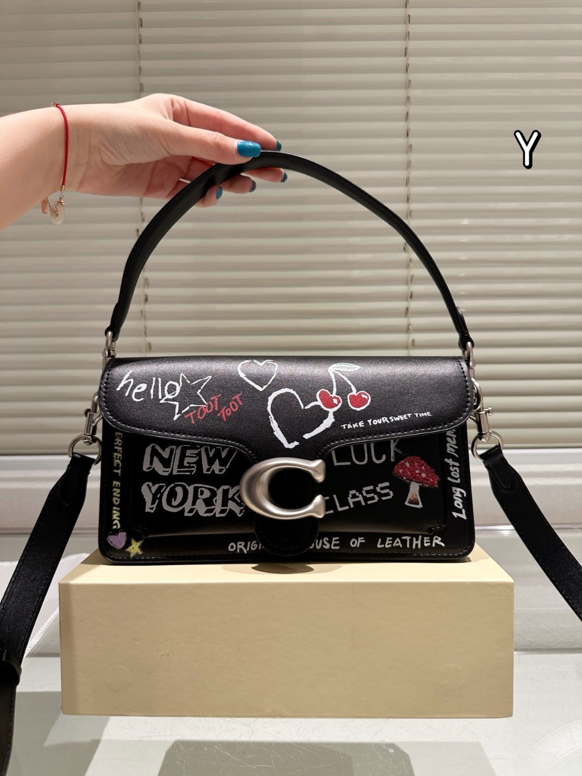 【今日特価】COACH Tabby ワインゴッド ミニバージョン-WTO輸入2
