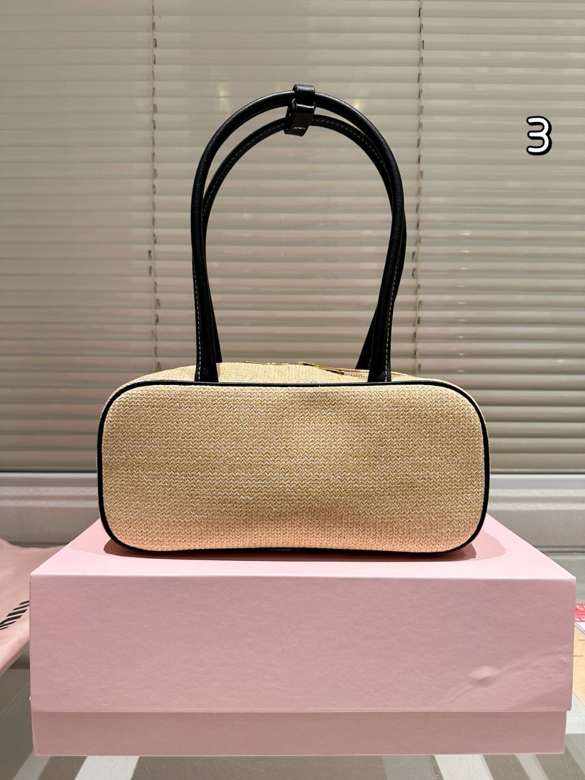 【今日特価】Miu Miu Bowling Briefcase ミュウミュウ ボーリング ブリーフケース-WTO輸入2